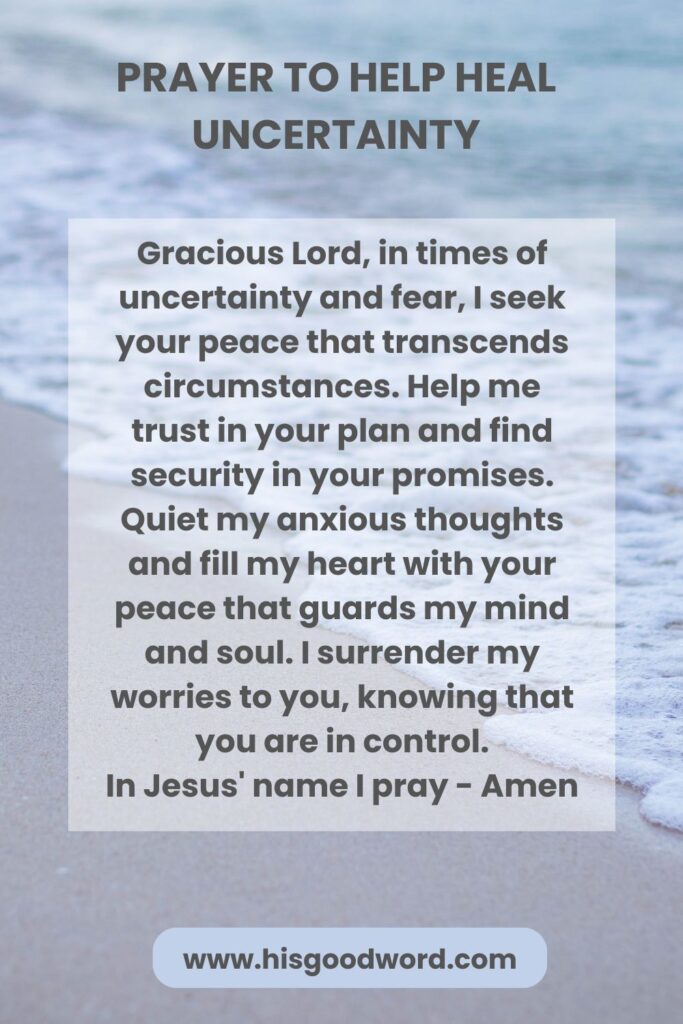 10 Prayers to Help Heal Worries and Uncertainty