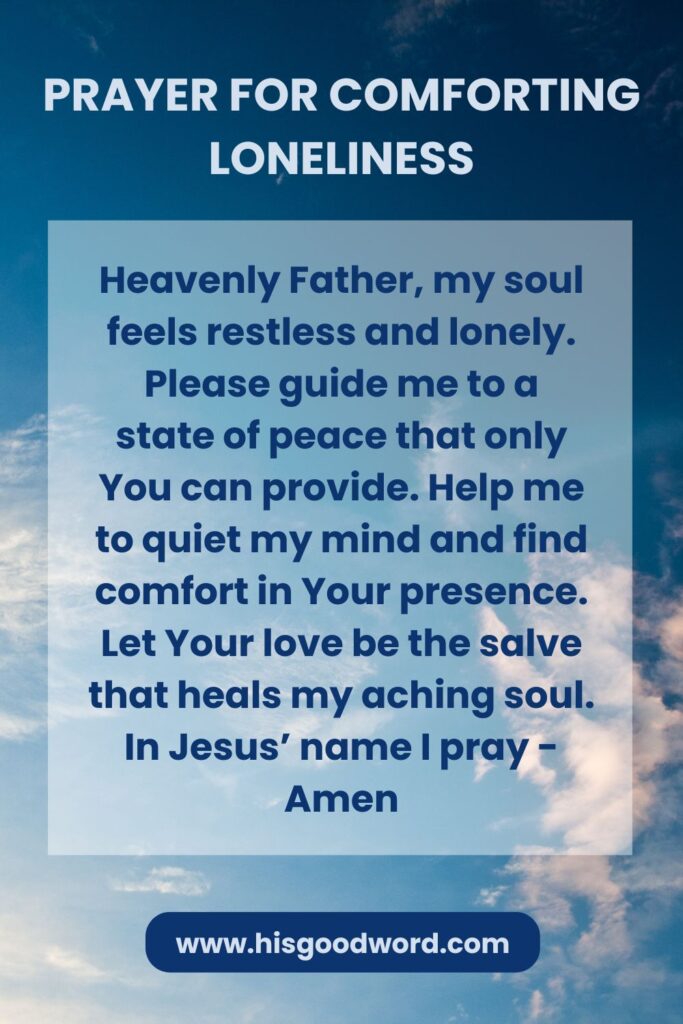 10 Powerful Prayers for Pain and Loneliness