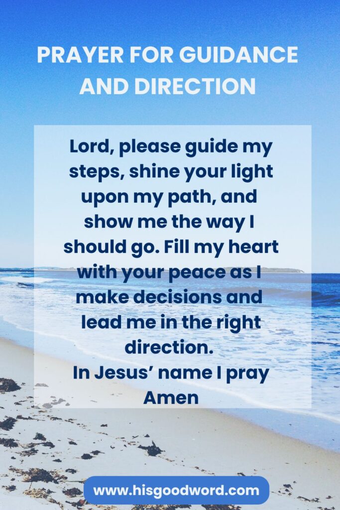 10 Powerful Prayers for Guidance and Direction