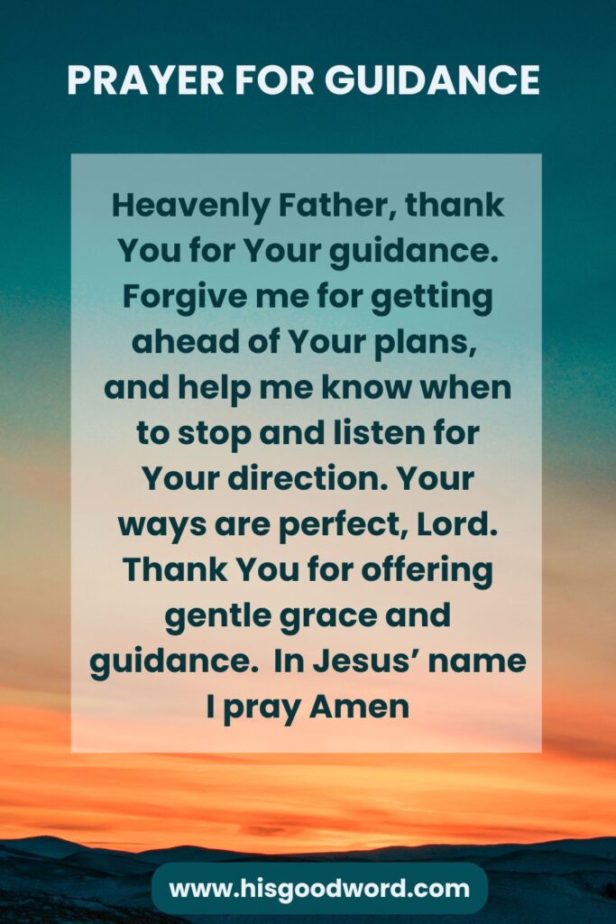 10 Powerful Prayers for Guidance and Direction