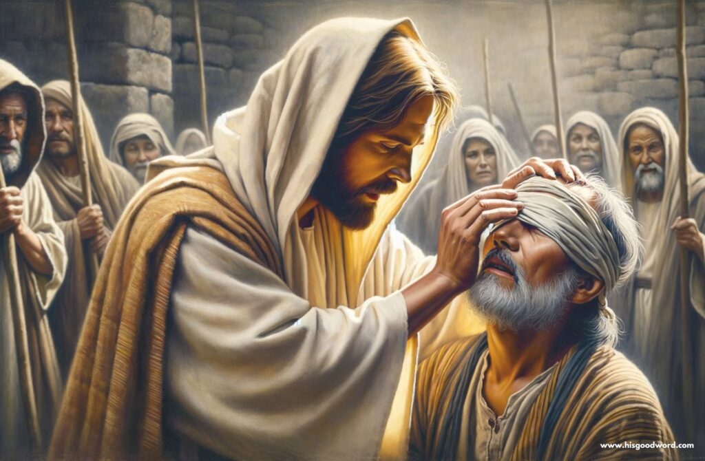 mark Chapter 8 - Jesus heals the blind man