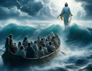 mark chapter 6 - Jesus walks on water