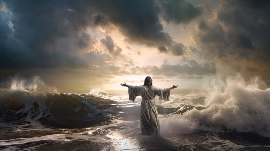 Jesus calms the storm