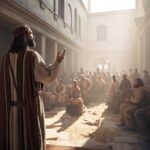 Jesus preaches to the pharasees John Chapter 8