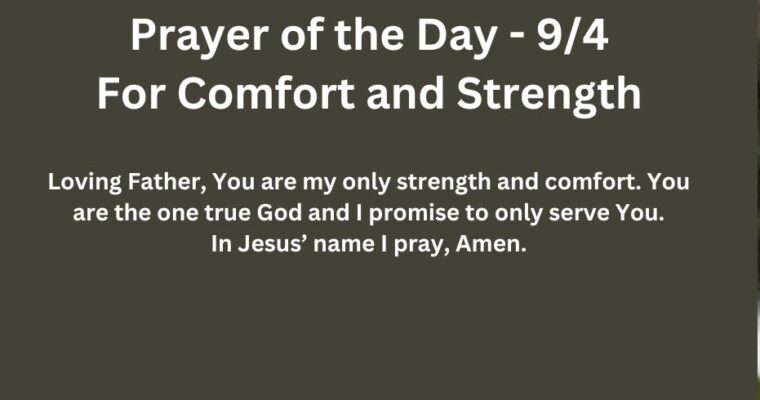 Prayer of the Day for Wednesday – September 4