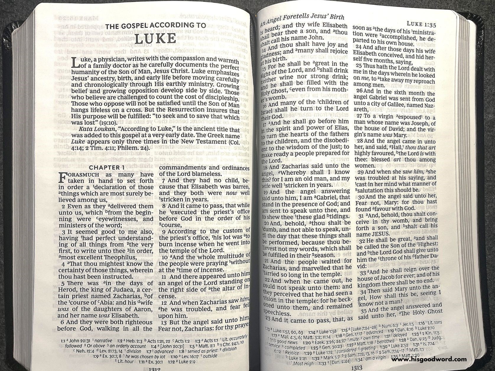 The Gospel of Luke Chapters 1 - 24