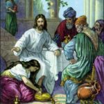 mary anoints jesus' feet